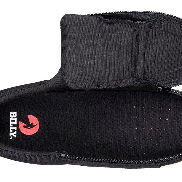 Women's Black Canvas BILLY Sneaker Low Tops - BILLY Footwear® Canada