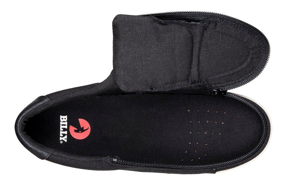 Women's Black Canvas BILLY Sneaker Low Tops - BILLY Footwear® Canada