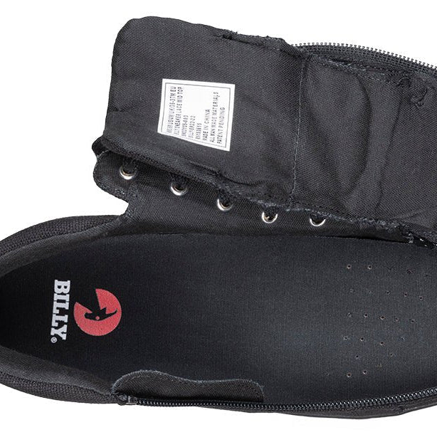 Women's Black to the Floor BILLY Sneaker Lace Mid Tops - BILLY Footwear® Canada