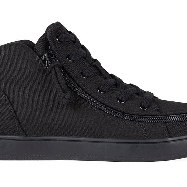 Women's Black to the Floor BILLY Sneaker Lace Mid Tops - BILLY Footwear® Canada