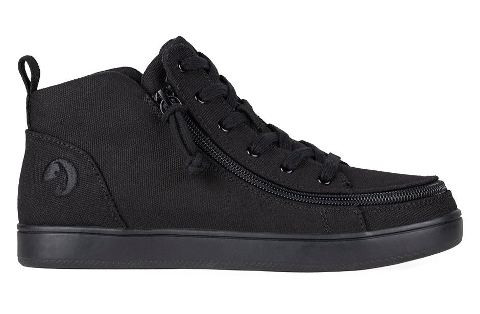 Women's Black to the Floor BILLY Sneaker Lace Mid Tops - BILLY Footwear® Canada