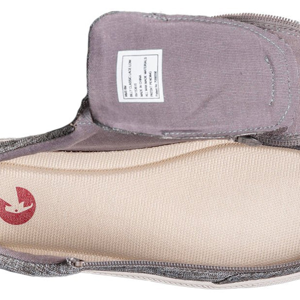 Women's Charcoal Jersey BILLY Classic Lace Lows - BILLY Footwear® Canada