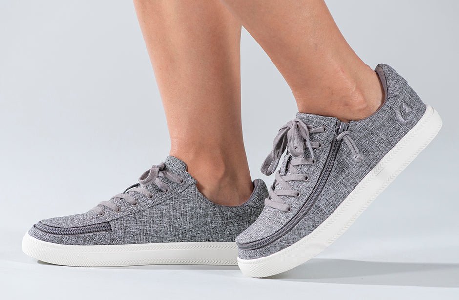 Women's Charcoal Jersey BILLY Classic Lace Lows - BILLY Footwear® Canada