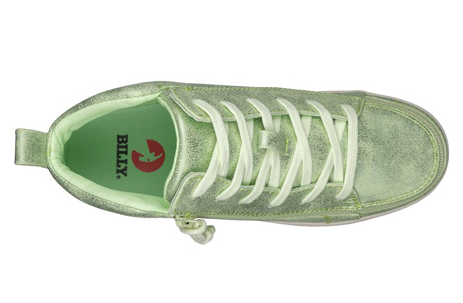 Women's Cucumber Green BILLY Sneaker Lace Mid Tops - BILLY Footwear® Canada