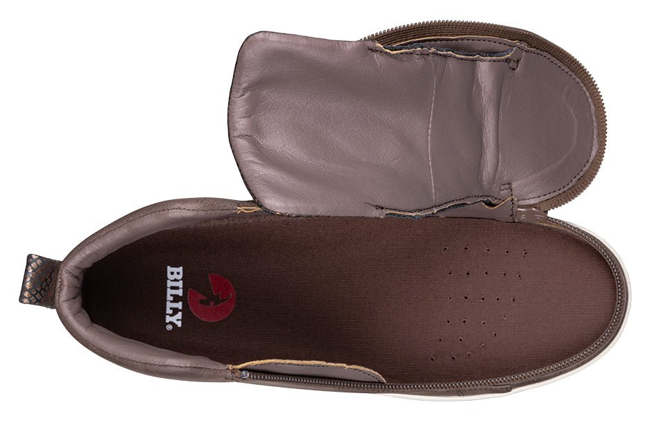 Women's Espresso BILLY Sneaker Lace Mid Tops - BILLY Footwear® Canada