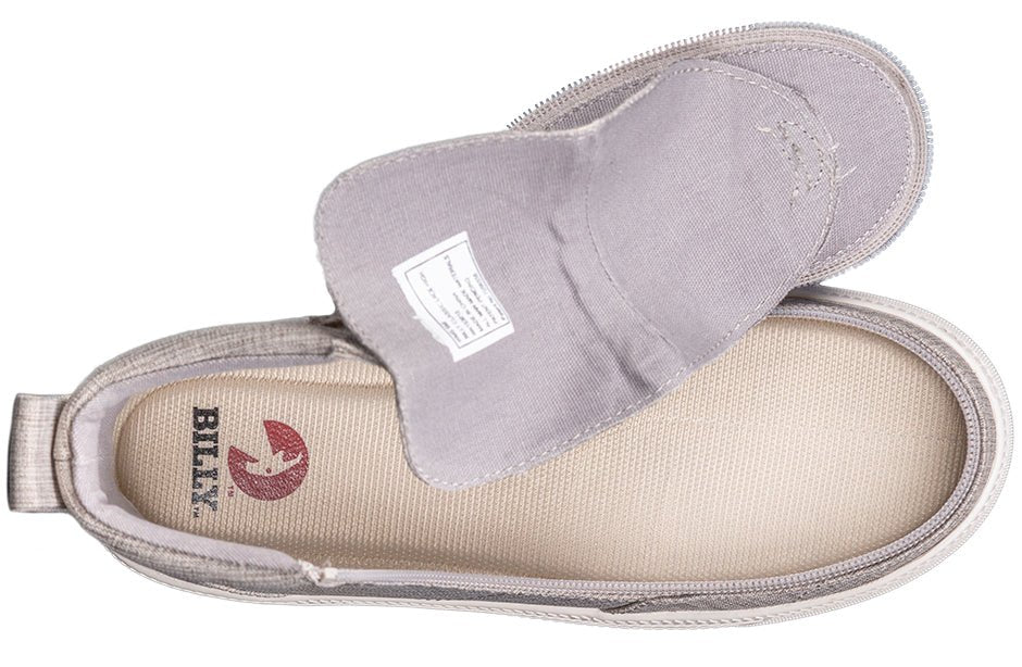 Women's Grey Jersey BILLY Classic Lace Highs - BILLY Footwear® Canada