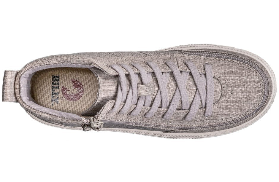 Women's Grey Jersey BILLY Classic Lace Highs - BILLY Footwear® Canada