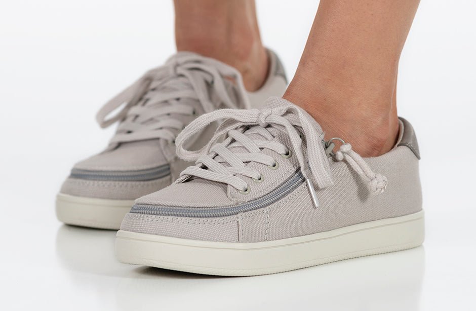 Women's Light Grey BILLY Sneaker Low Tops - BILLY Footwear® Canada