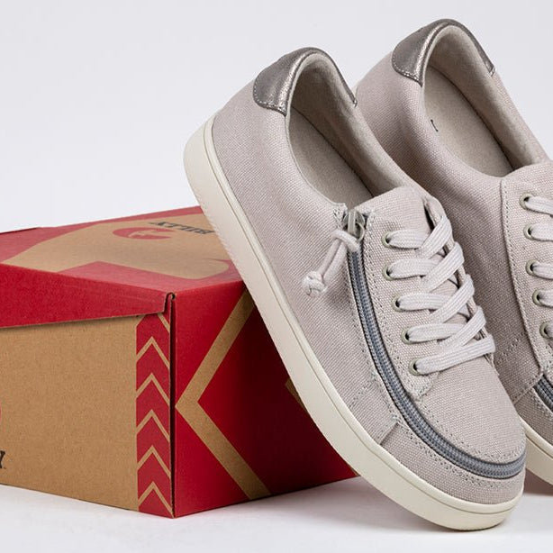 Women's Light Grey BILLY Sneaker Low Tops - BILLY Footwear® Canada