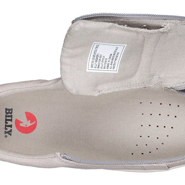 Women's Light Grey BILLY Sneaker Low Tops - BILLY Footwear® Canada