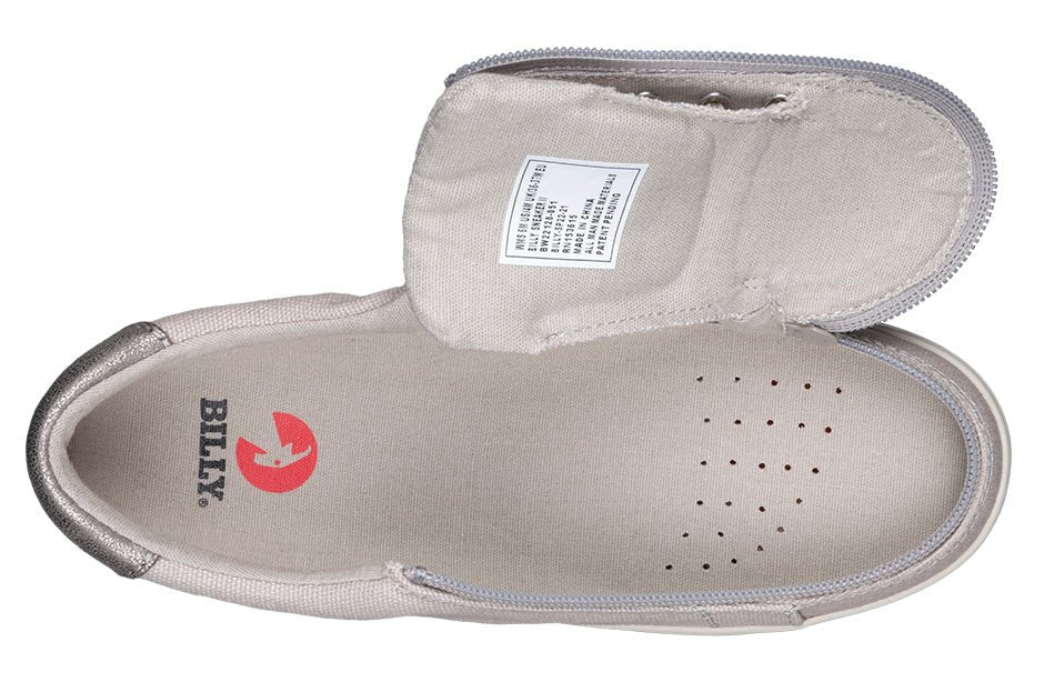 Women's Light Grey BILLY Sneaker Low Tops - BILLY Footwear® Canada