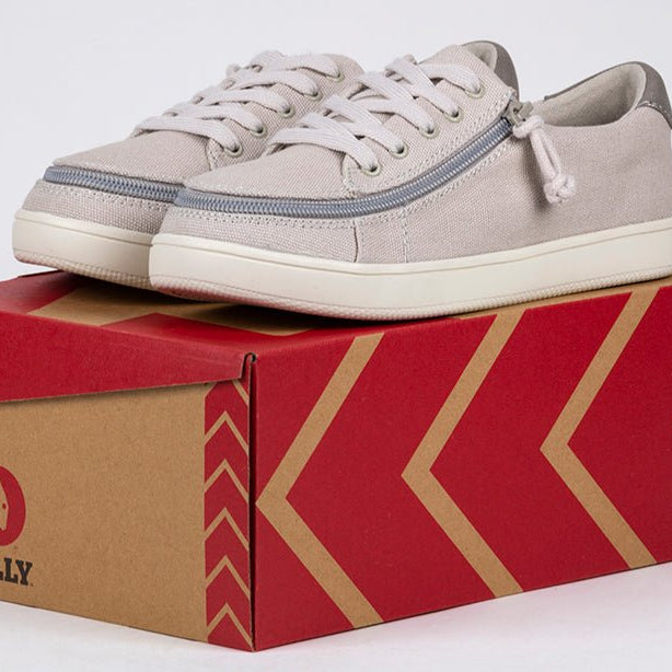Women's Light Grey BILLY Sneaker Low Tops - BILLY Footwear® Canada