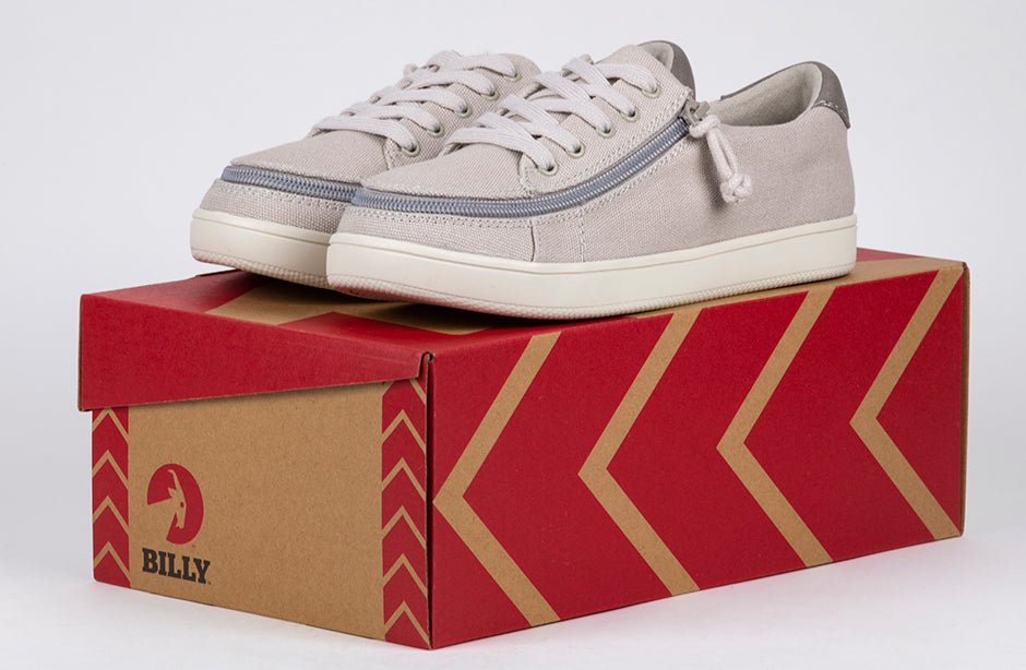 Women's Light Grey BILLY Sneaker Low Tops - BILLY Footwear® Canada