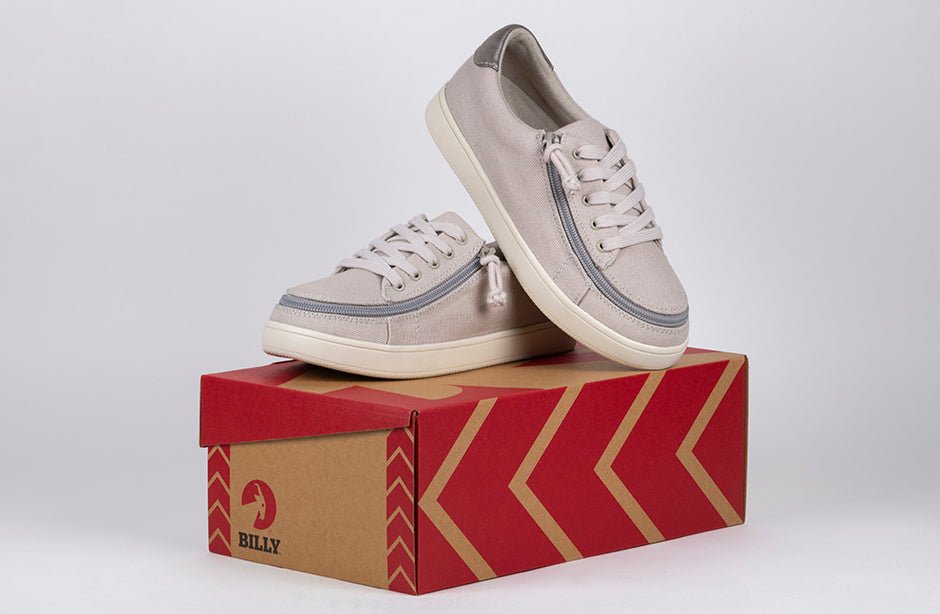 Women's Light Grey BILLY Sneaker Low Tops - BILLY Footwear® Canada