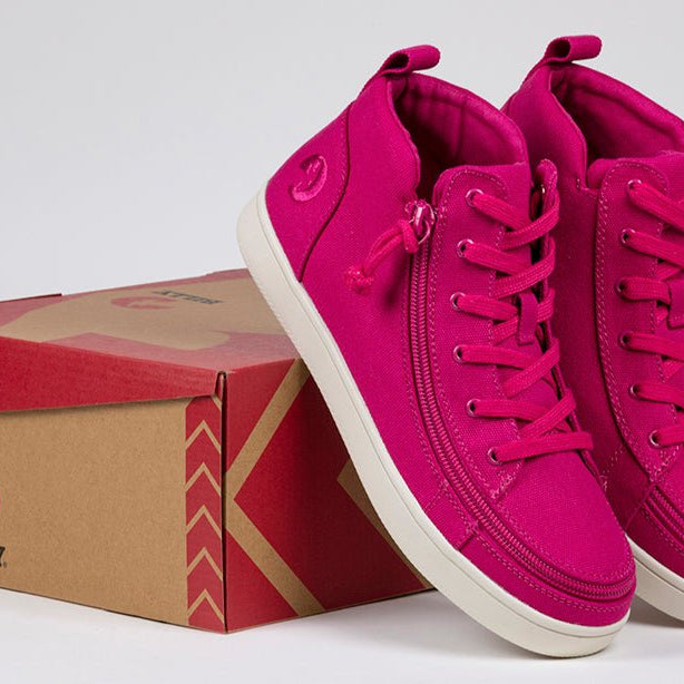 Women's Orchid Flower BILLY Sneaker Lace Mid Tops - BILLY Footwear® Canada