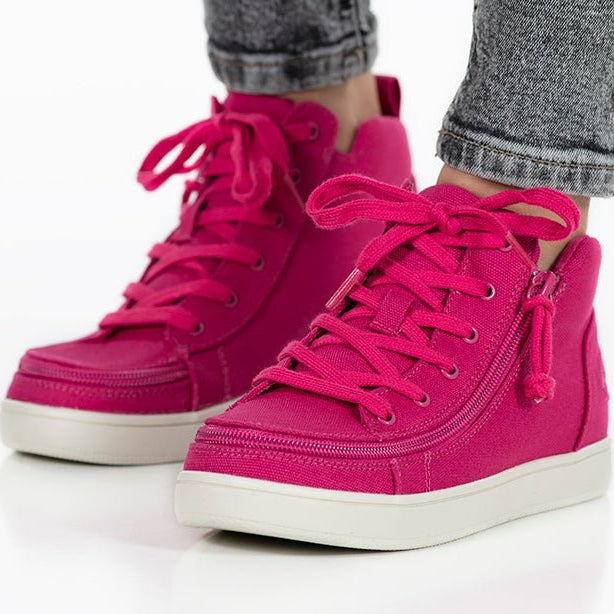 Women's Orchid Flower BILLY Sneaker Lace Mid Tops - BILLY Footwear® Canada