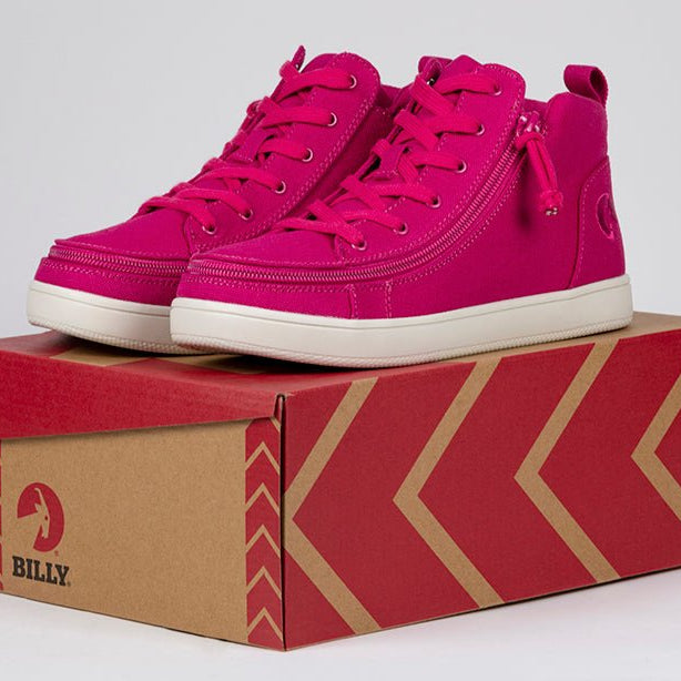 Women's Orchid Flower BILLY Sneaker Lace Mid Tops - BILLY Footwear® Canada