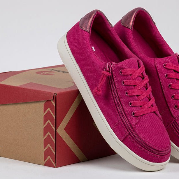 Women's Orchid Flower BILLY Sneaker Low Tops - BILLY Footwear® Canada