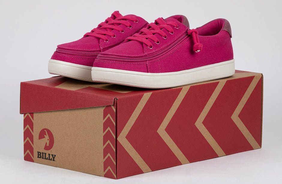 Women's Orchid Flower BILLY Sneaker Low Tops - BILLY Footwear® Canada