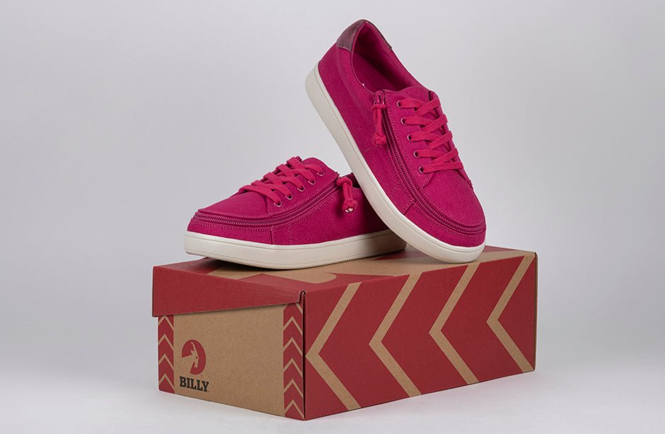 Women's Orchid Flower BILLY Sneaker Low Tops - BILLY Footwear® Canada