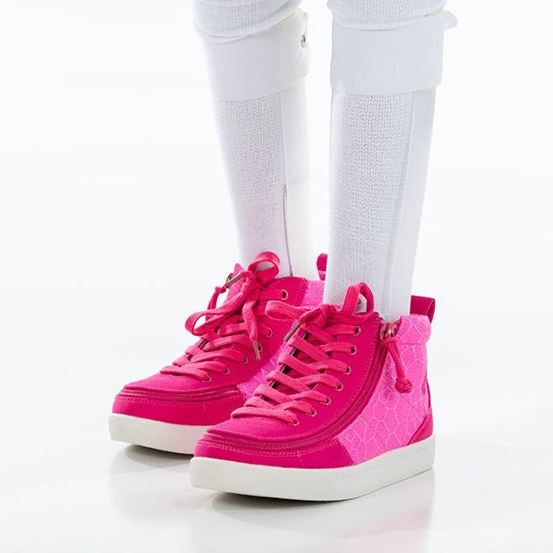 Women's Pink Print BILLY Classic D|R High Tops - BILLY Footwear® Canada