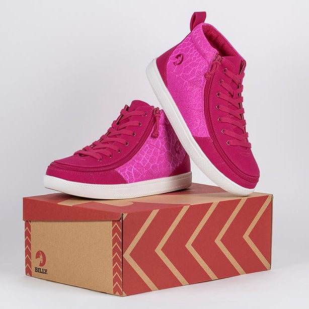 Women's Pink Print BILLY Classic D|R High Tops - BILLY Footwear® Canada