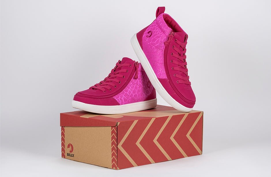 Women's Pink Print BILLY Classic D|R High Tops - BILLY Footwear® Canada