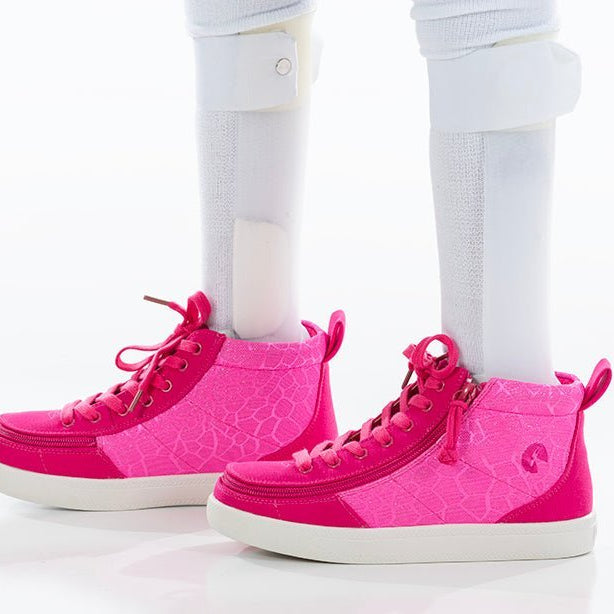 Women's Pink Print BILLY Classic D|R High Tops - BILLY Footwear® Canada
