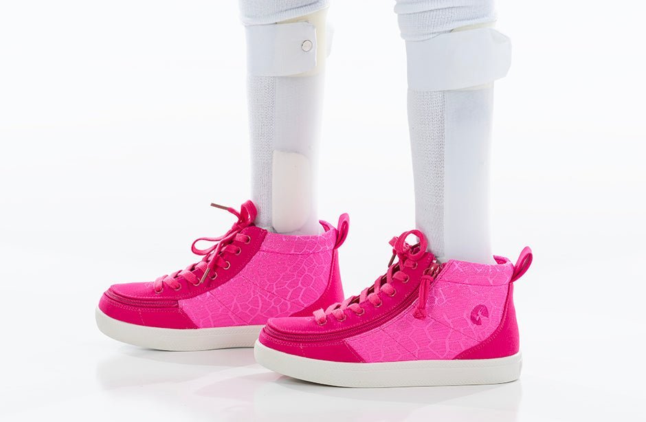 Women's Pink Print BILLY Classic D|R High Tops - BILLY Footwear® Canada