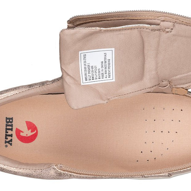 Women's Rose Gold BILLY Sneakers - BILLY Footwear® Canada