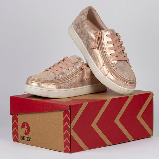 Women's Rose Gold BILLY Sneakers - BILLY Footwear® Canada