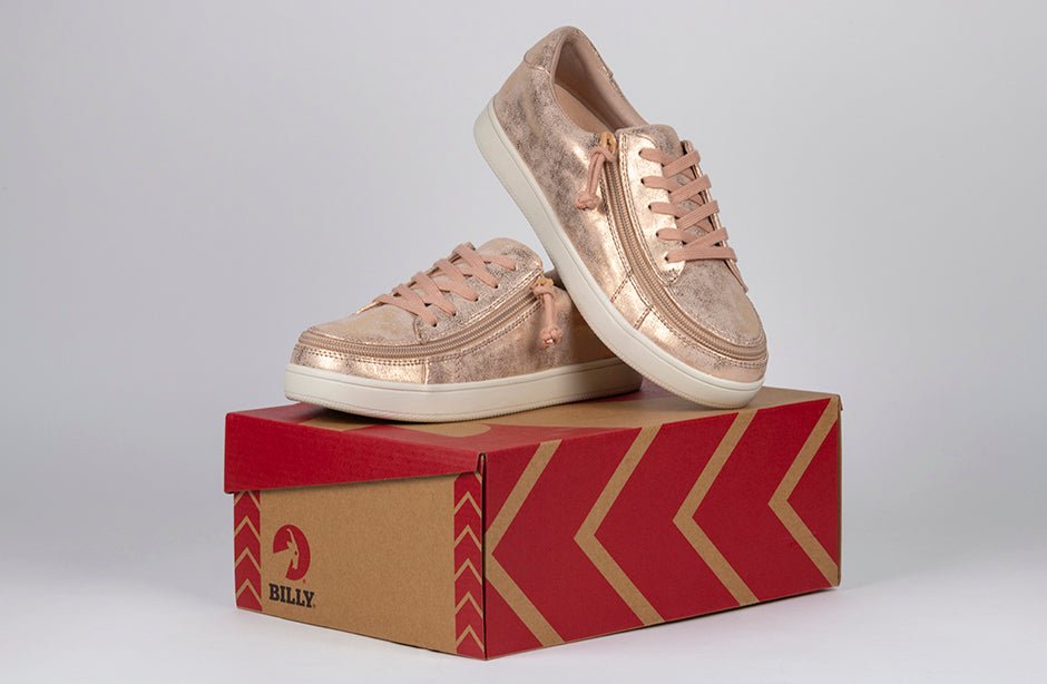 Women's Rose Gold BILLY Sneakers - BILLY Footwear® Canada