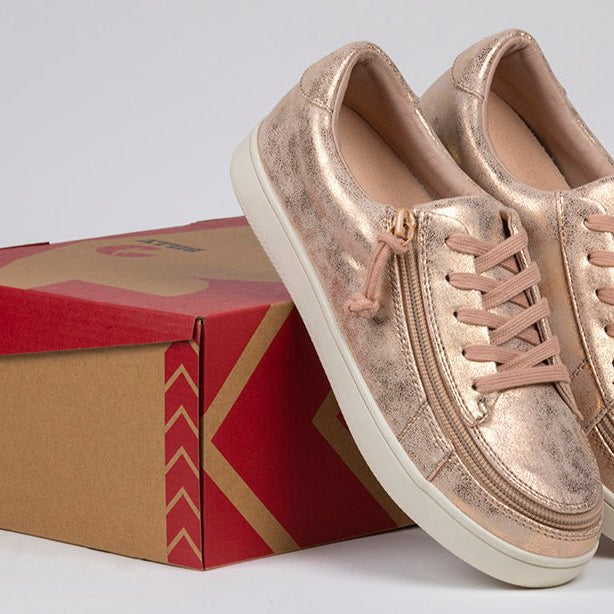 Women's Rose Gold BILLY Sneakers - BILLY Footwear® Canada