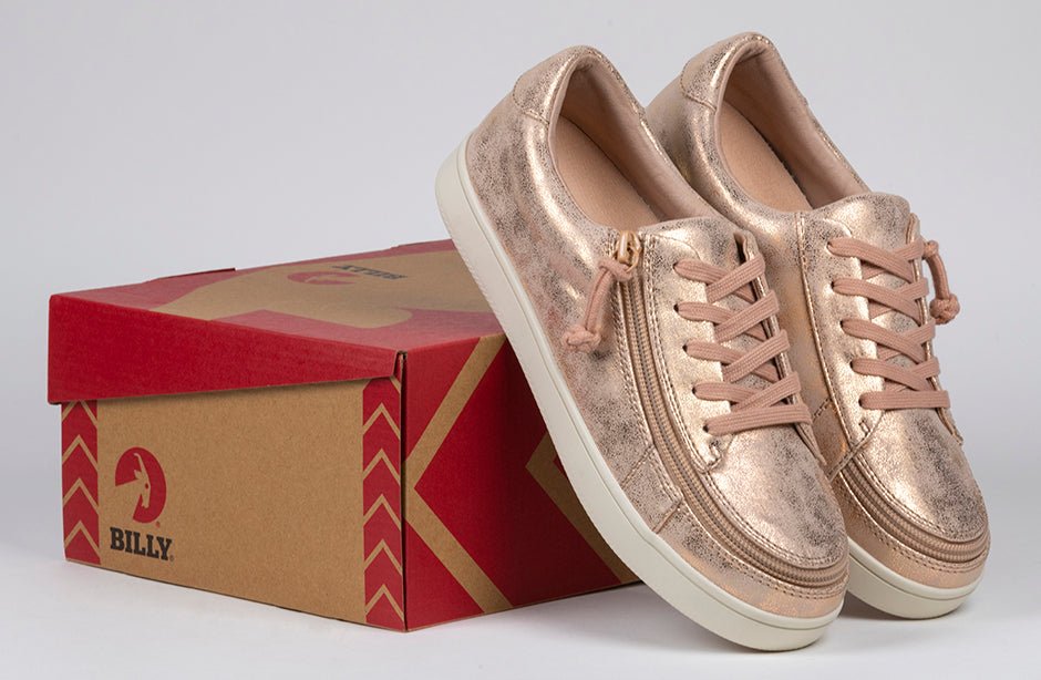 Women's Rose Gold BILLY Sneakers - BILLY Footwear® Canada