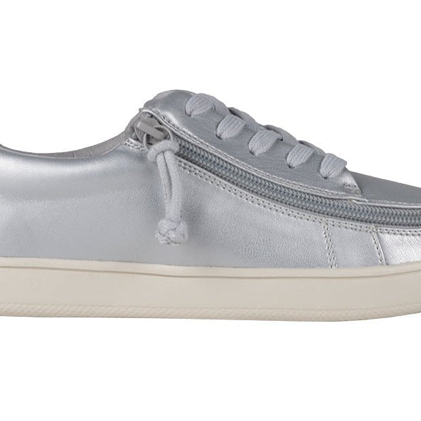Women's Silver Grey Metallic BILLY Sneaker Low Tops - BILLY Footwear® Canada