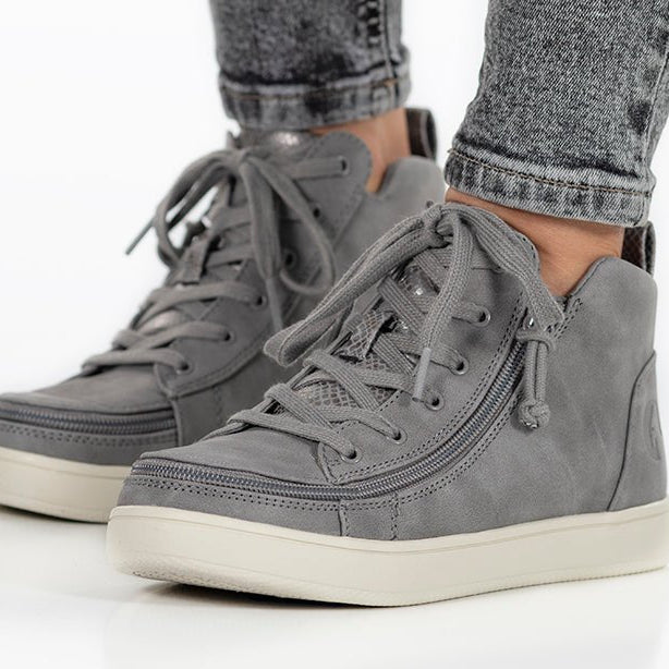 Women's Stone BILLY Sneaker Lace Mid Tops - BILLY Footwear® Canada