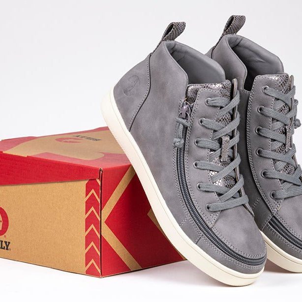 Women's Stone BILLY Sneaker Lace Mid Tops - BILLY Footwear® Canada