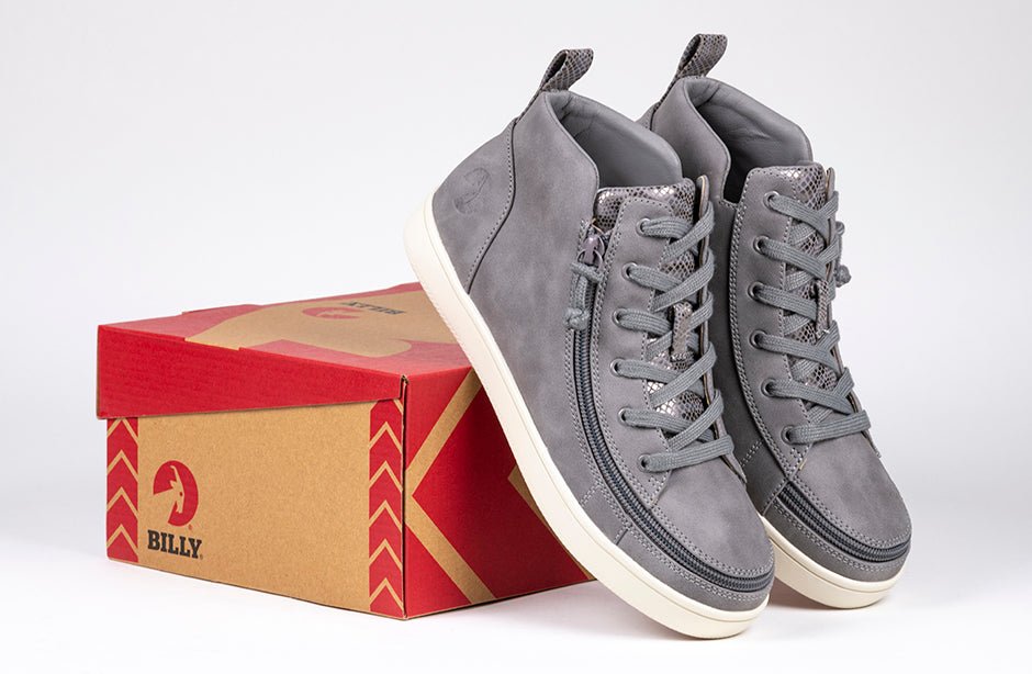 Women's Stone BILLY Sneaker Lace Mid Tops - BILLY Footwear® Canada