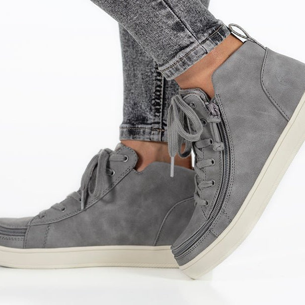 Women's Stone BILLY Sneaker Lace Mid Tops - BILLY Footwear® Canada