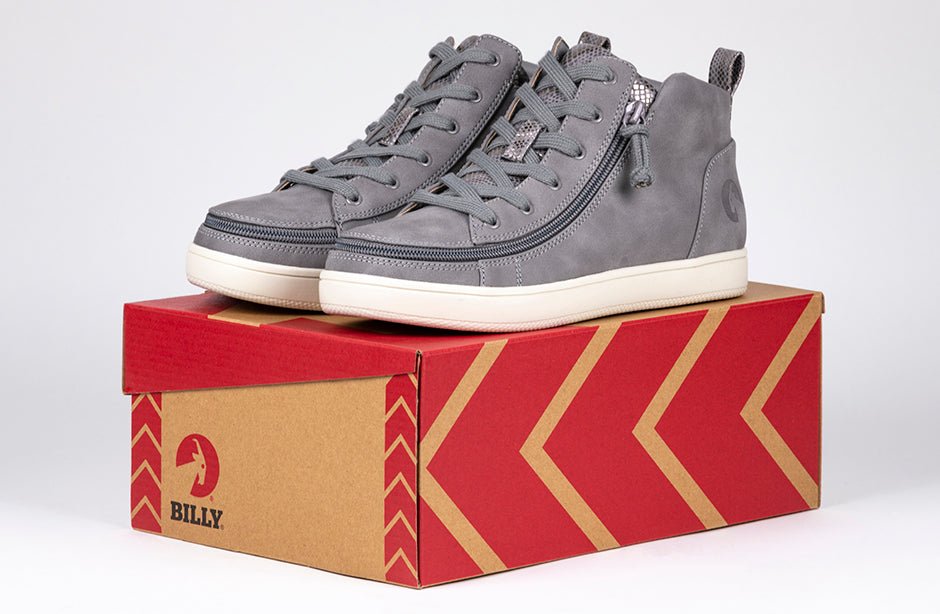Women's Stone BILLY Sneaker Lace Mid Tops - BILLY Footwear® Canada