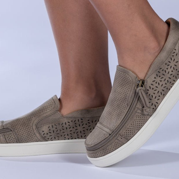 Women's Taupe BILLY Perf Lows - BILLY Footwear® Canada
