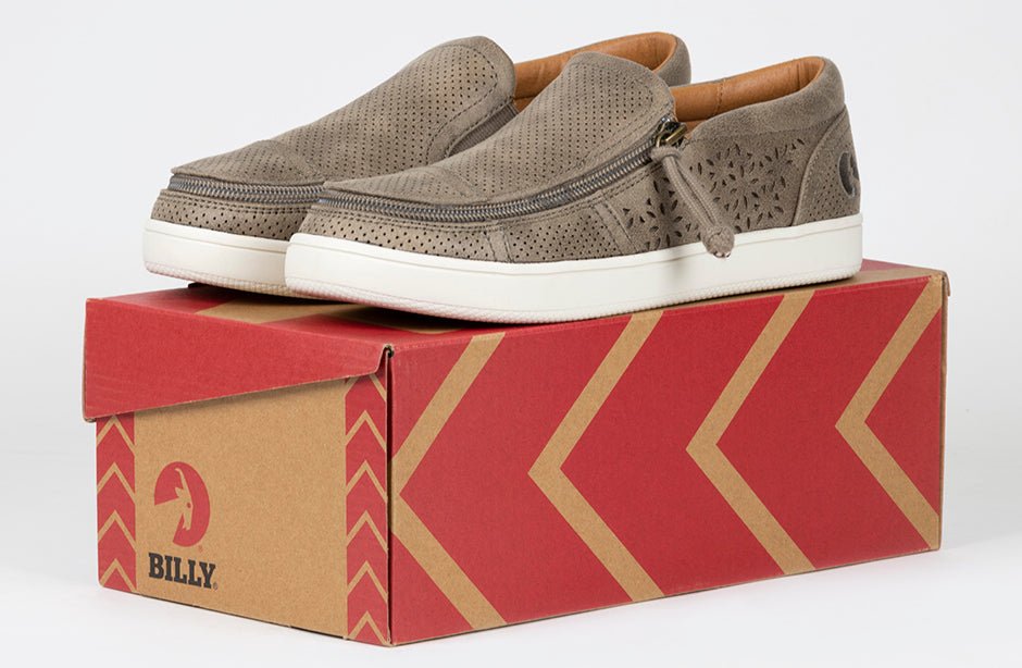 Women's Taupe BILLY Perf Lows - BILLY Footwear® Canada