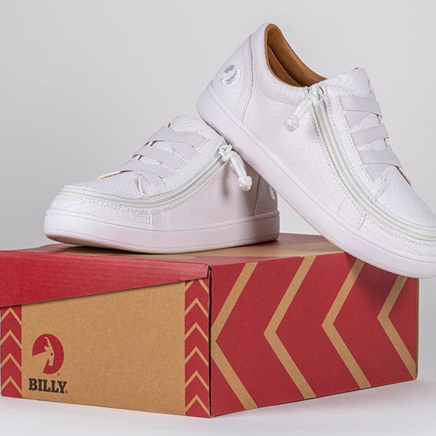Women's White BILLY Gore Lows - BILLY Footwear® Canada