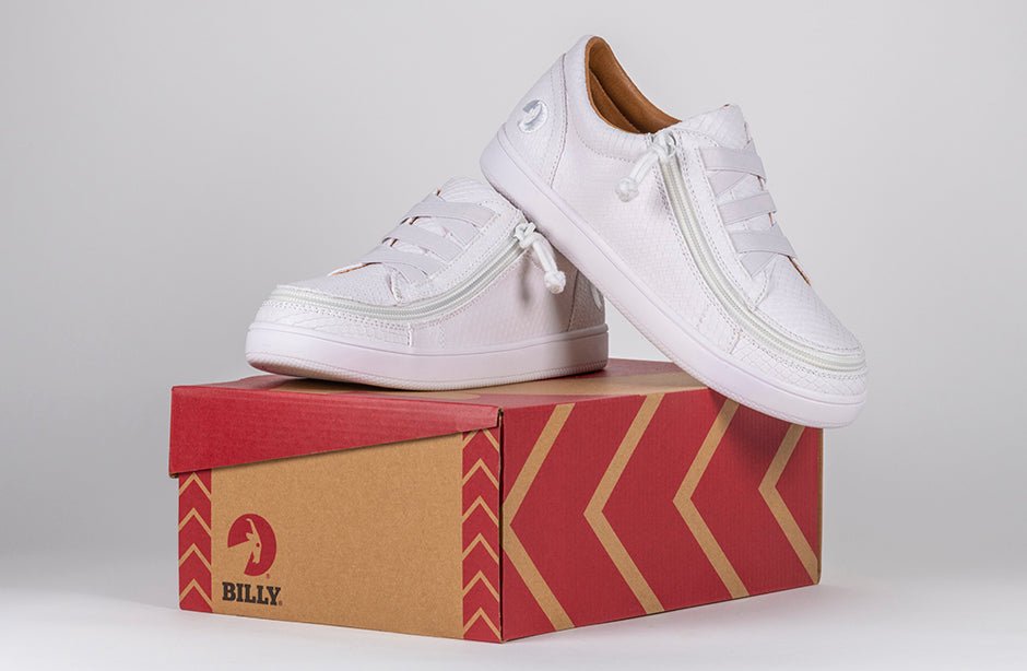 Women's White BILLY Gore Lows - BILLY Footwear® Canada