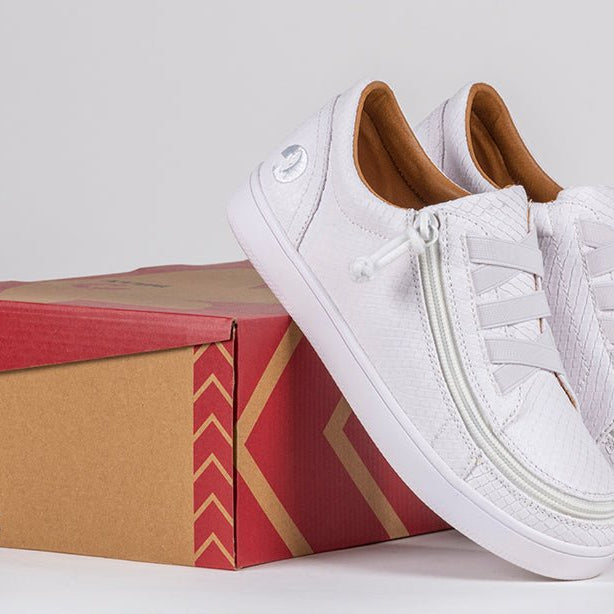 Women's White BILLY Gore Lows - BILLY Footwear® Canada