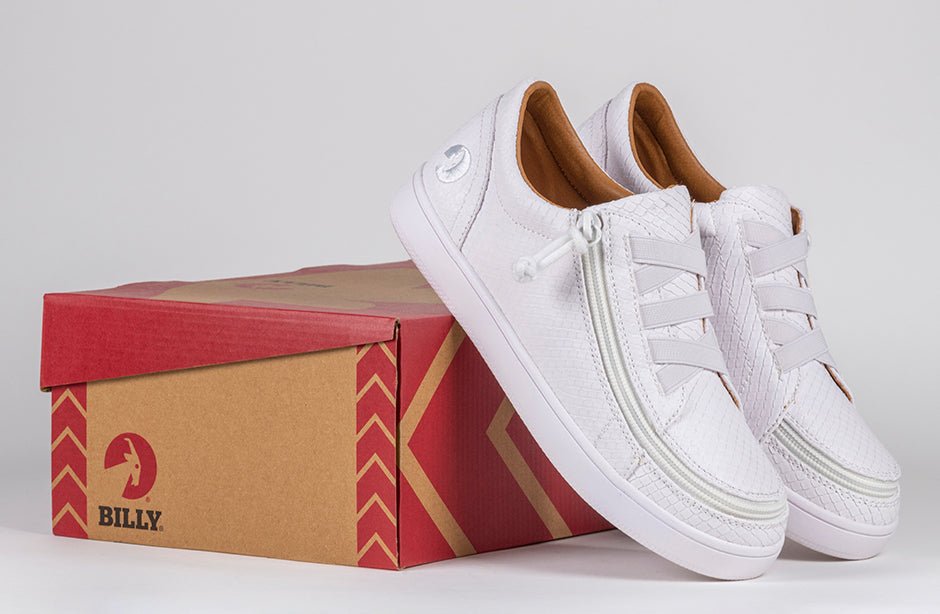 Women's White BILLY Gore Lows - BILLY Footwear® Canada