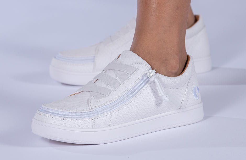 Women's White BILLY Gore Lows - BILLY Footwear® Canada