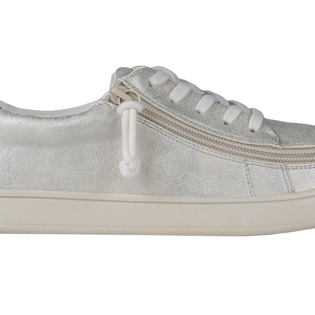 Women's White (Navy Mustache) BILLY Sneakers - BILLY Footwear® Canada